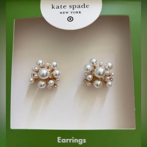 Kate Spade x Target Cluster Earrings - Picture 2 of 4